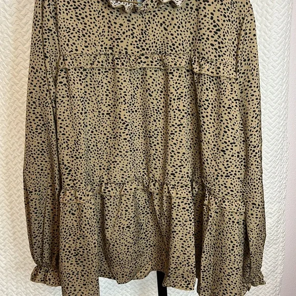 NWT Women’s XXL Animal Print Blouse - Picture 4 of 6